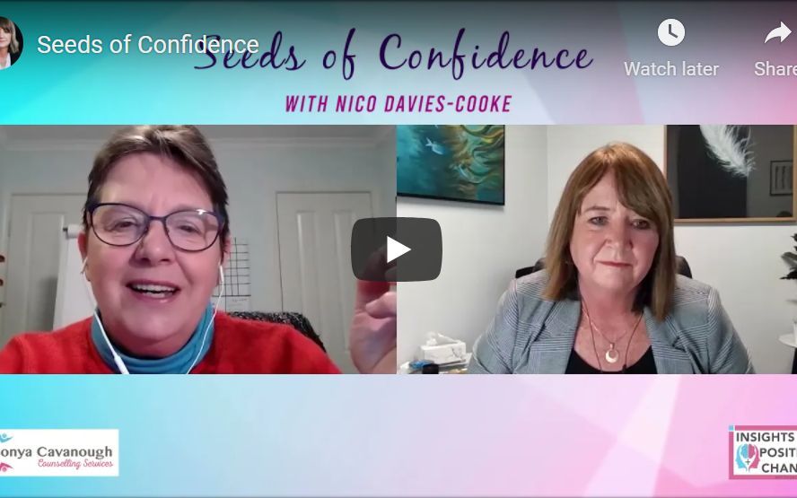 Video topic - growing confidence interview hosted by Sonya Cavanough with Nico Davies-Cooke